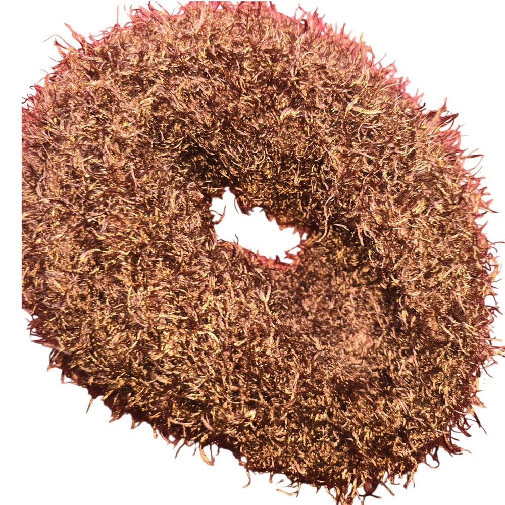 Magic Scarf Like Convertible Brown Fluffy Winter Wear 60" x 4"